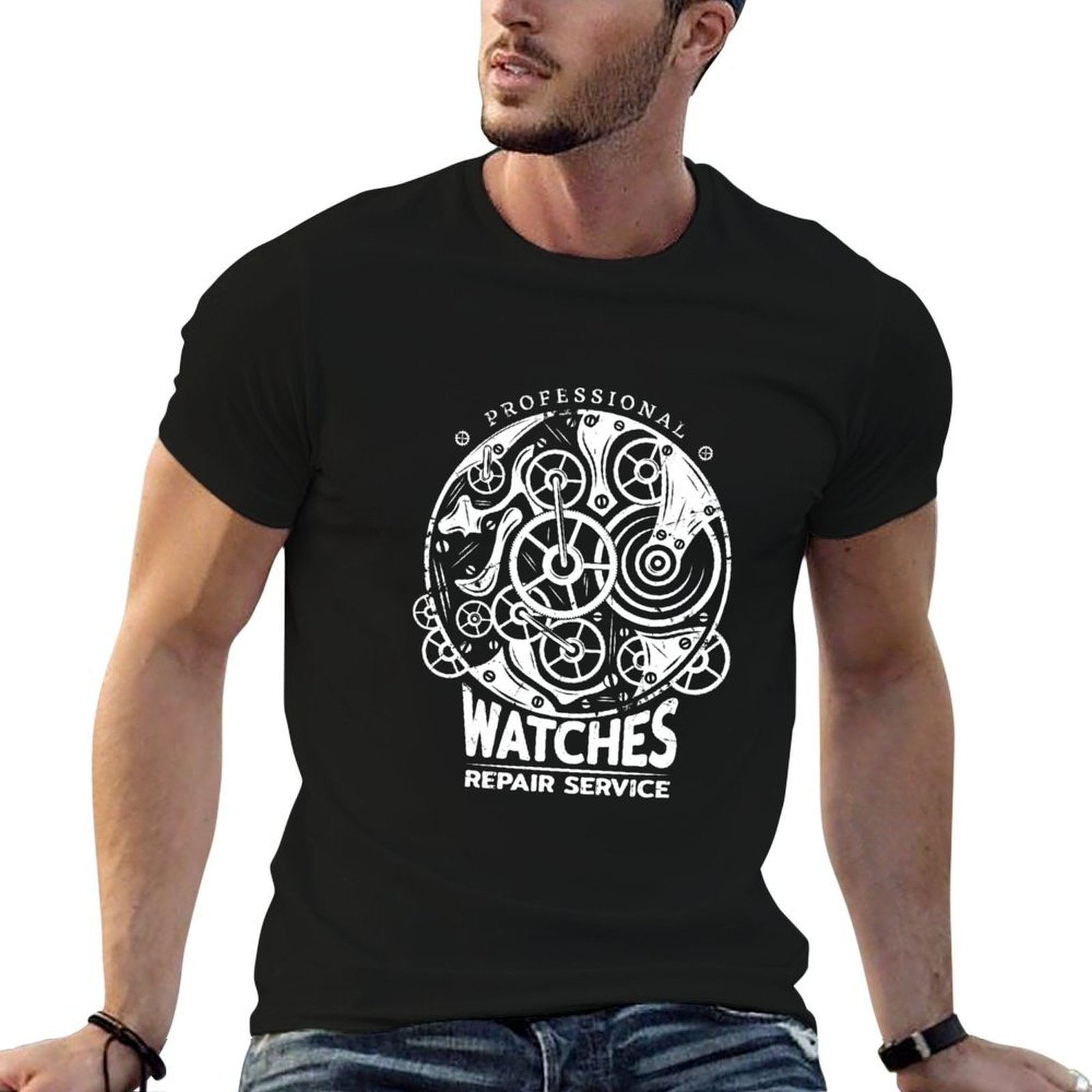 Luxury Watch In China - Camiseta masculina de algodão de luxo