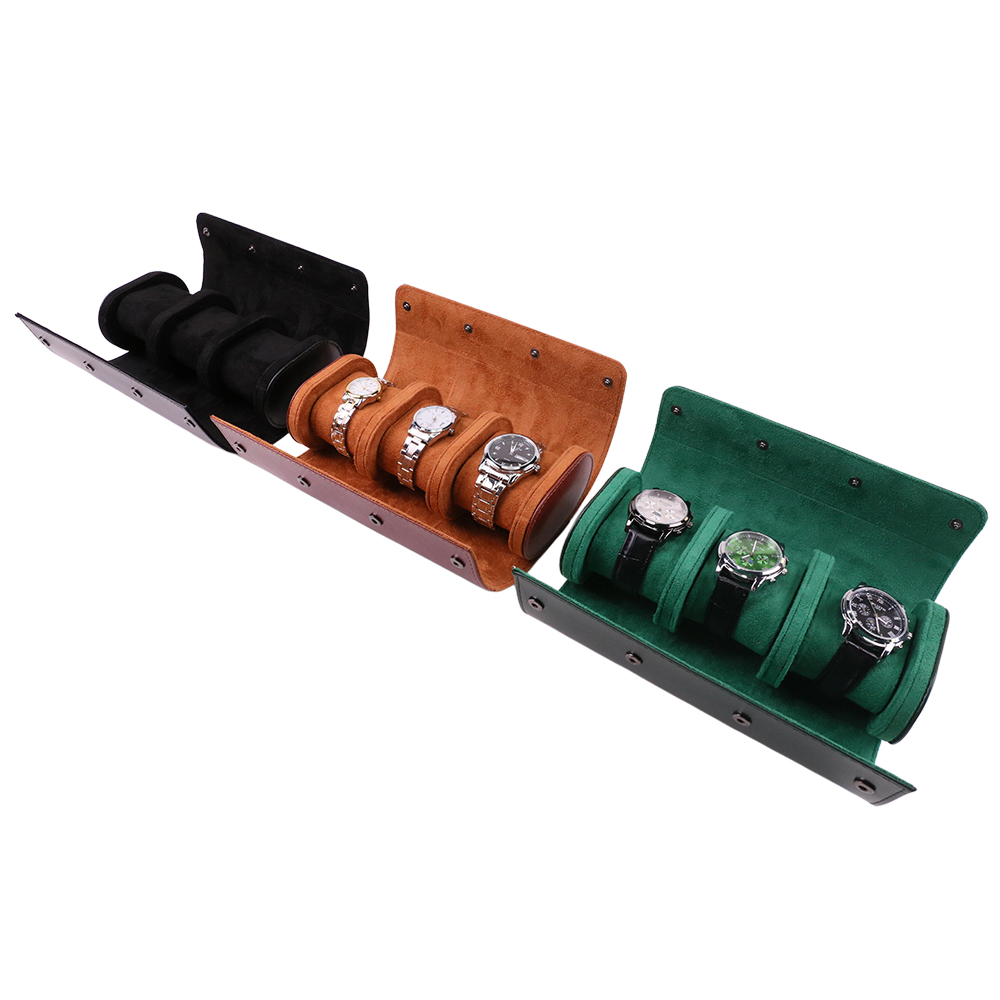 Luxury Watch Case Travel - Luxo portátil 3 slots relógio de