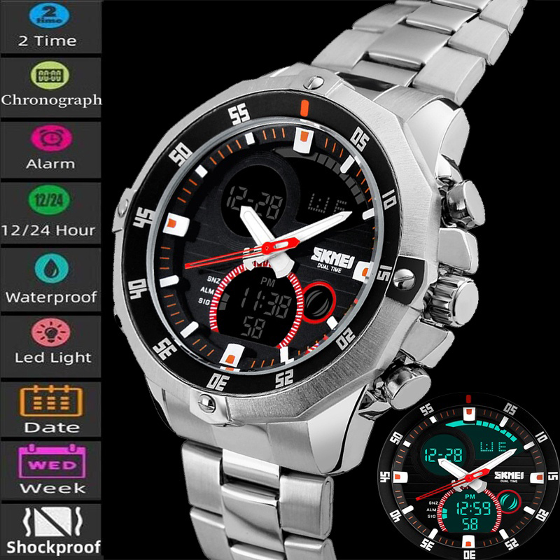 Minute Repeater Watch - Skmei-novo relógio casual de marca luxuosa