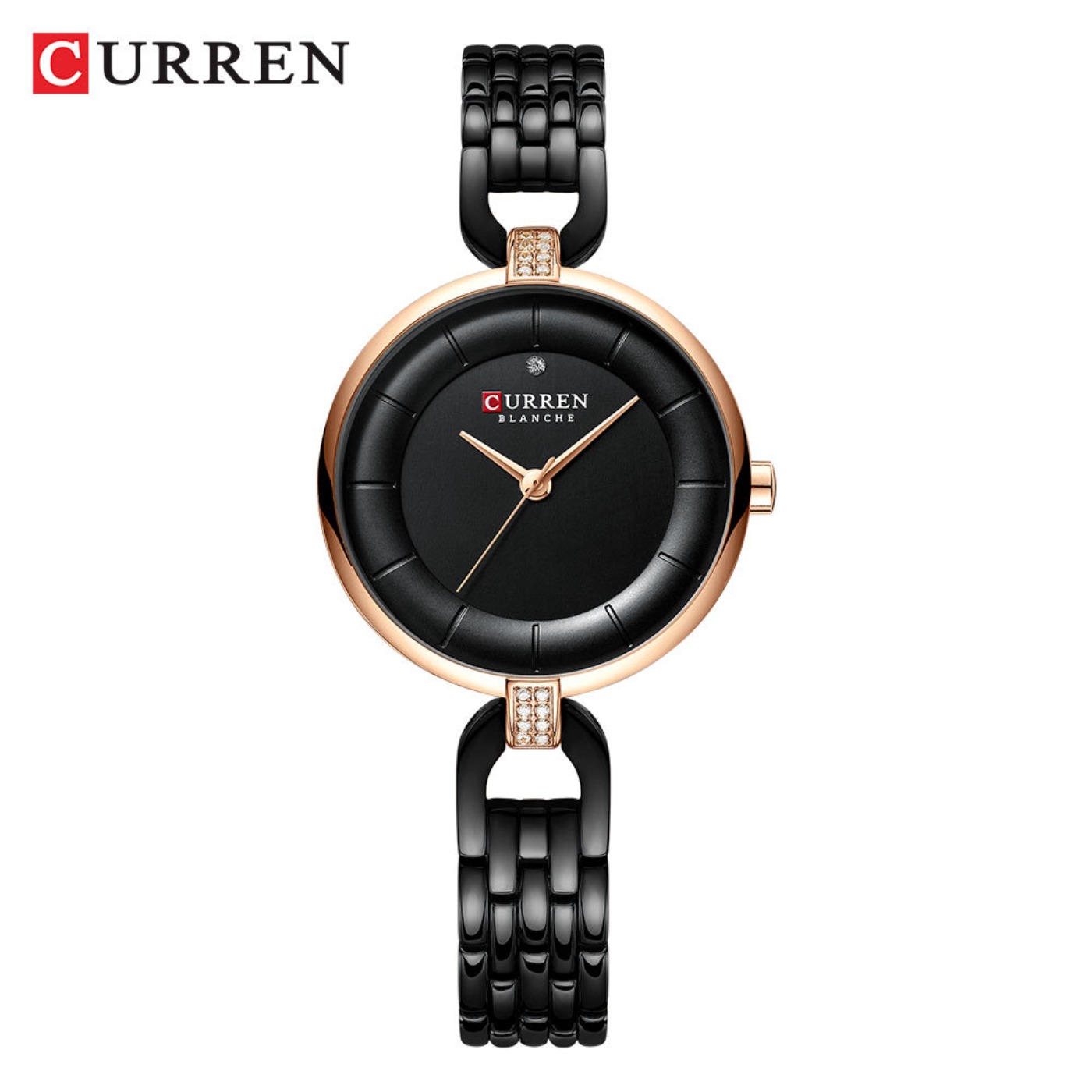 Luxury Watch Girl - Relógio Feminino CURREN de Luxo, Marca