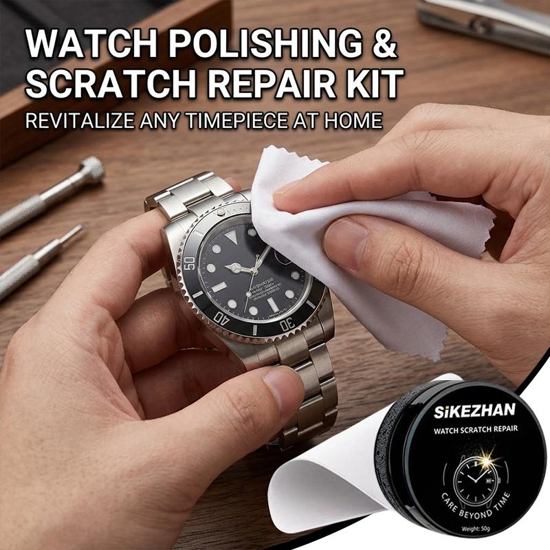 Luxury Watch Cleaning Kit - Creme Profissional para Reparo de Arranhões