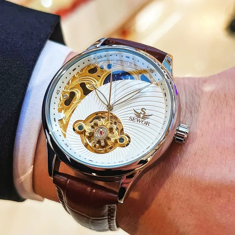 Luxury Watch It - Relógio Mecânico Automático Luxuoso para Homens