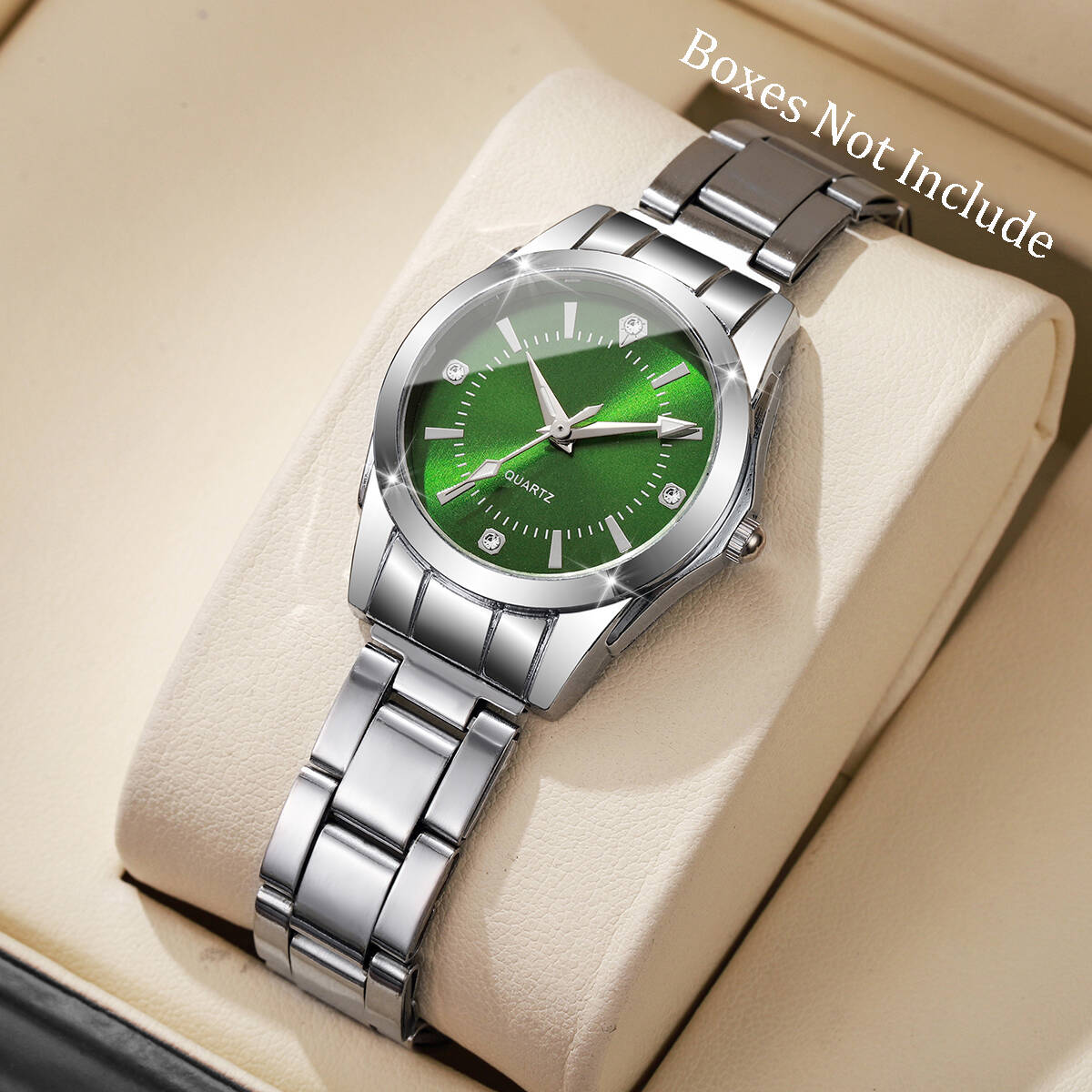 Luxury Watch Case Travel - Luxo strass relógios femininos casuais relógios