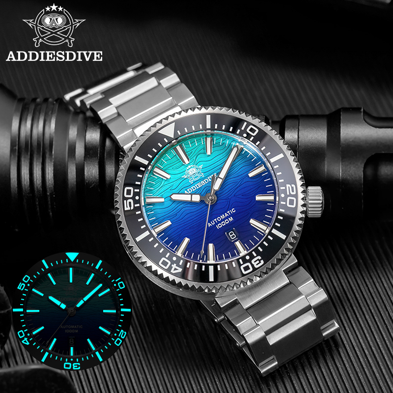 Luxury Watch It - ADDIESDIVE AD2526 Relógio Masculino 100bar Diver