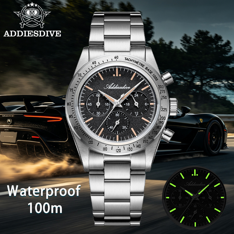 Luxury Watch It - Relógio Cronógrafo ADDIESDIVE NOVO com Movimento