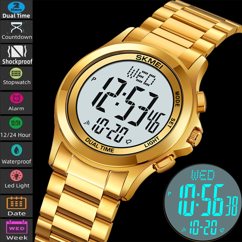 Skmei masculino led cronógrafo - Minute Repeater Watch avaliação e preço