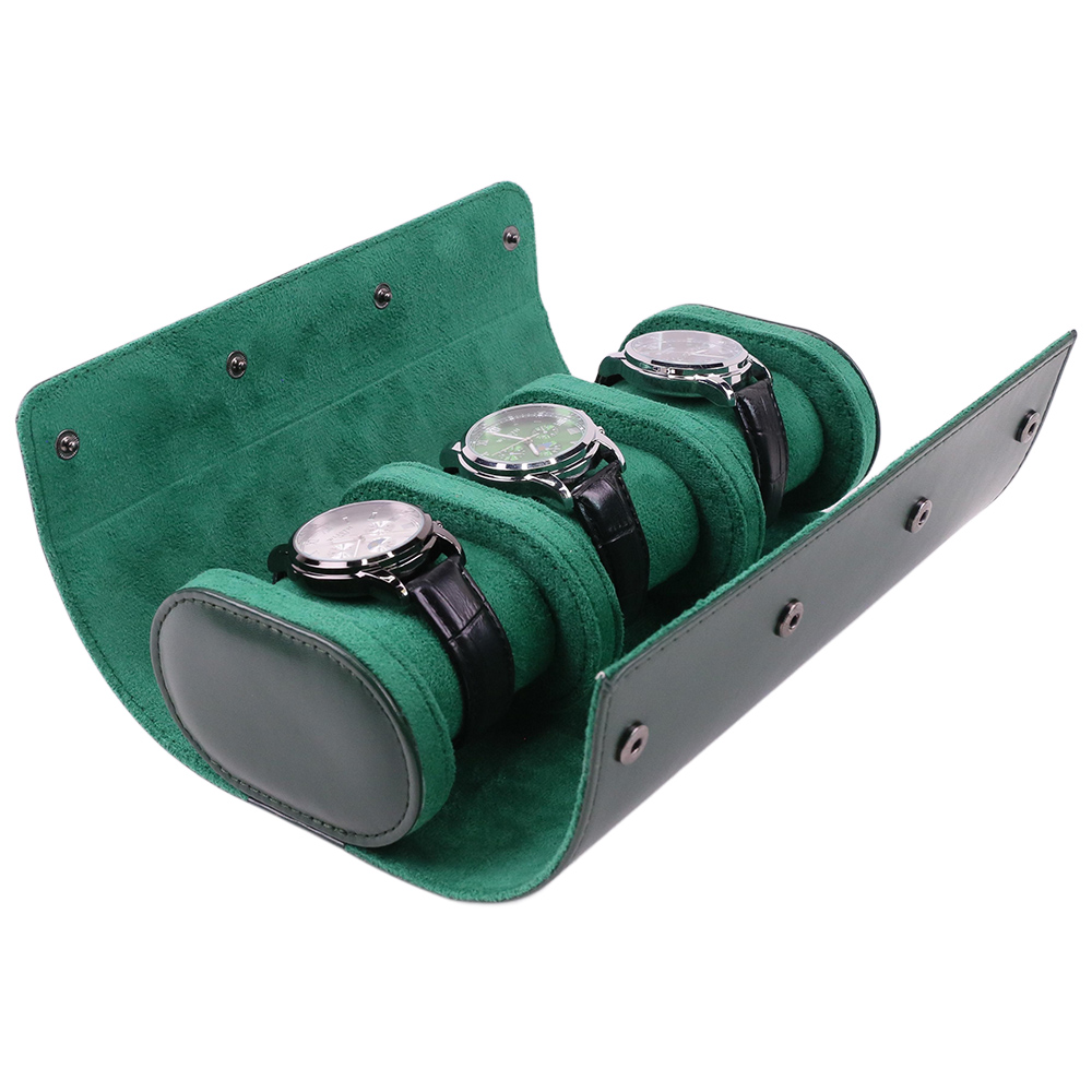 Luxo portátil 3 slots relógio  - Luxury Watch Case Travel avaliação e preço