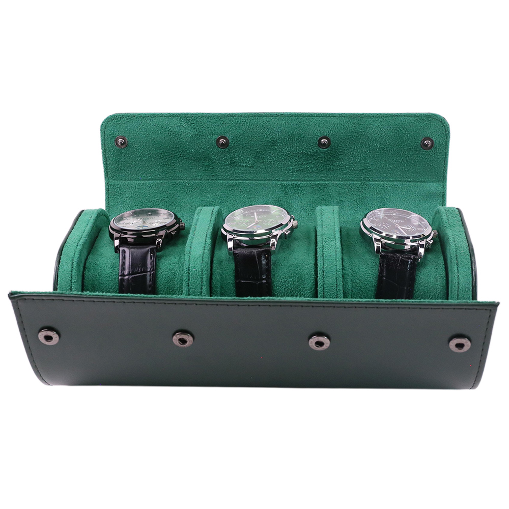 Luxo portátil 3 slots relógio  - Luxury Watch Case Travel avaliação e preço