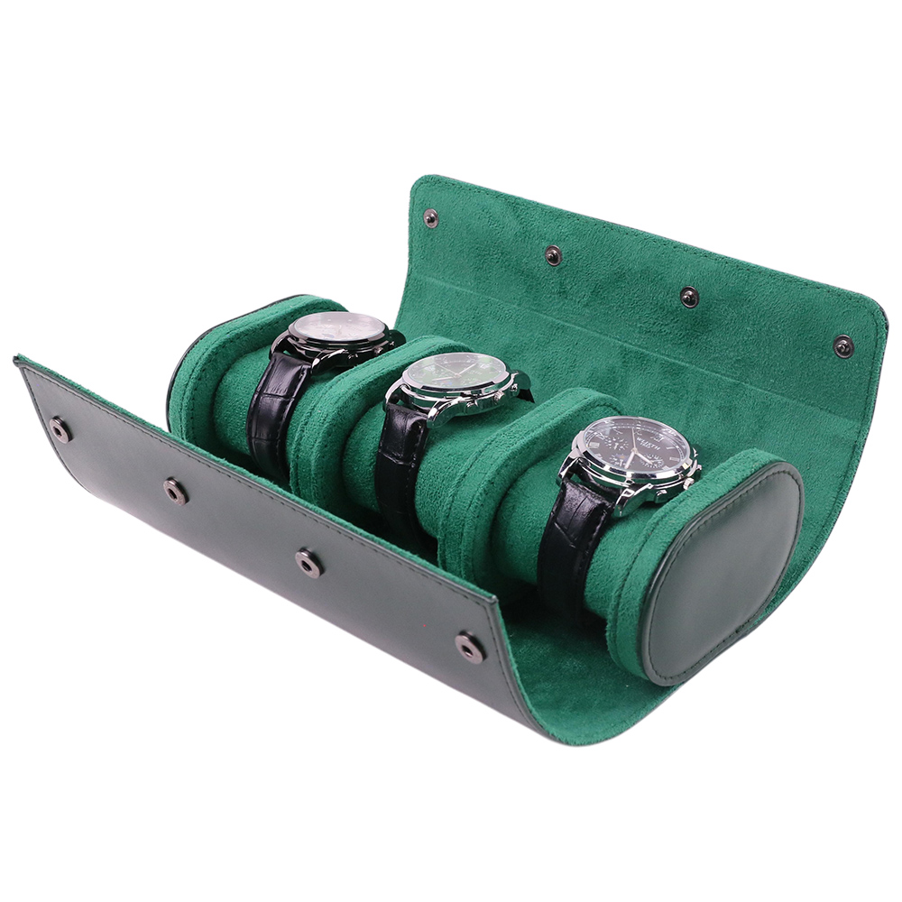 Luxo portátil 3 slots relógio  - Luxury Watch Case Travel avaliação e preço