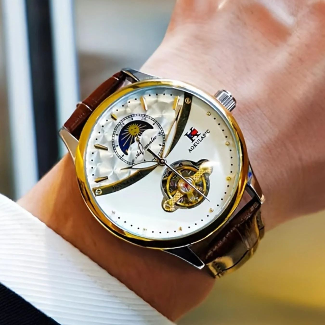 Relógio Mecânico Automático Lu - Luxury Watch It avaliação e preço