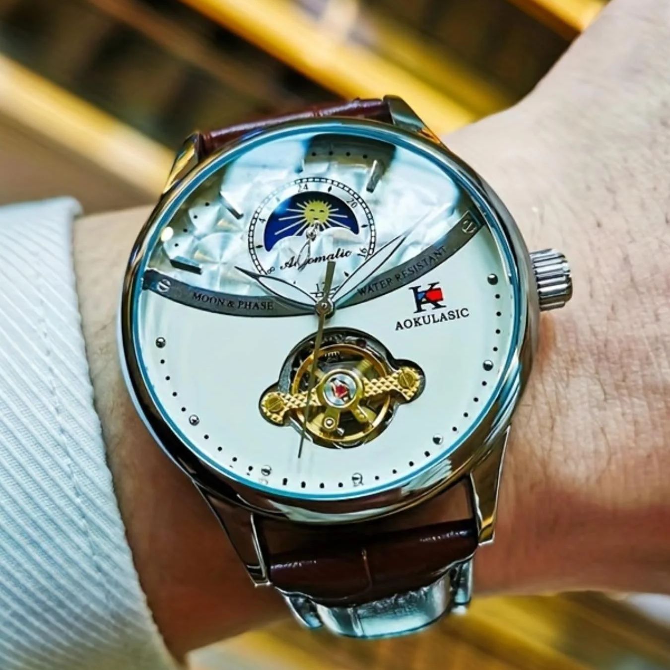 Relógio Mecânico Automático Lu - Luxury Watch It avaliação e preço