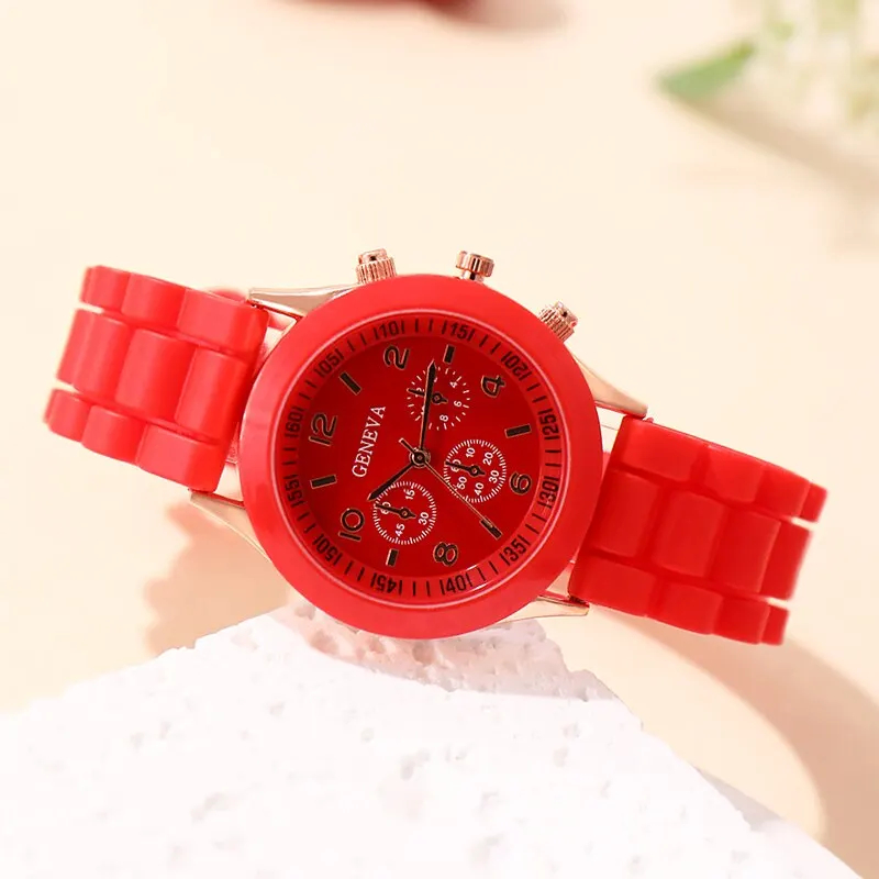 Relógio de quartzo de silicone - Luxury Watch Girl avaliação e preço