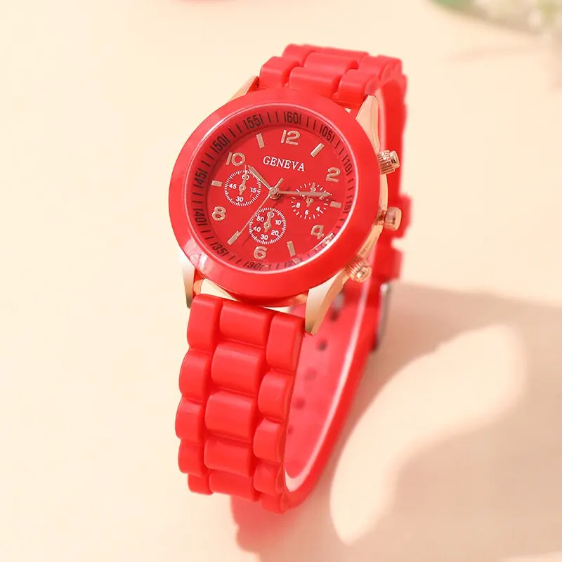 Relógio de quartzo de silicone - Luxury Watch Girl avaliação e preço