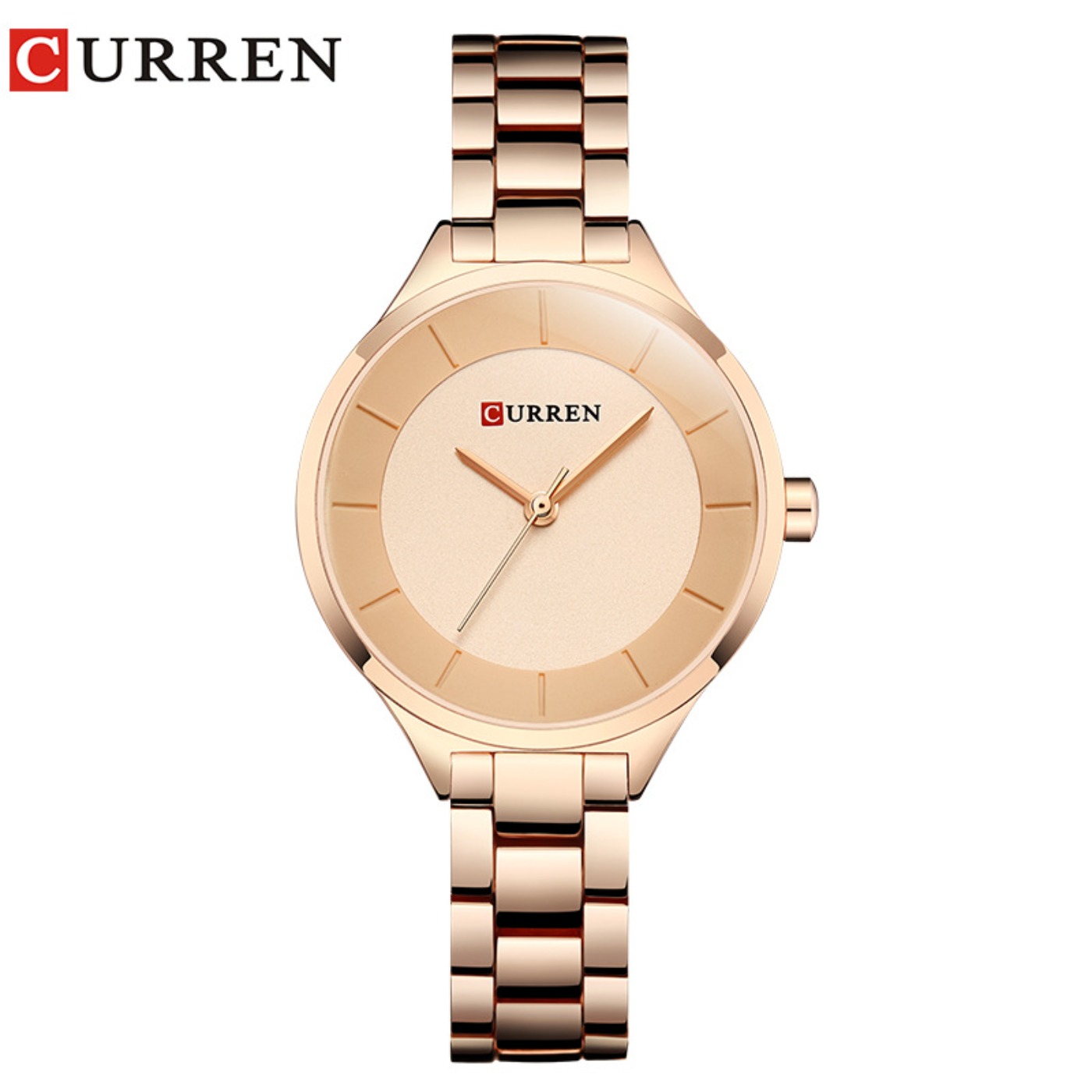 Relógio de Pulso Feminino CURR - Luxury Watch Girl avaliação e preço