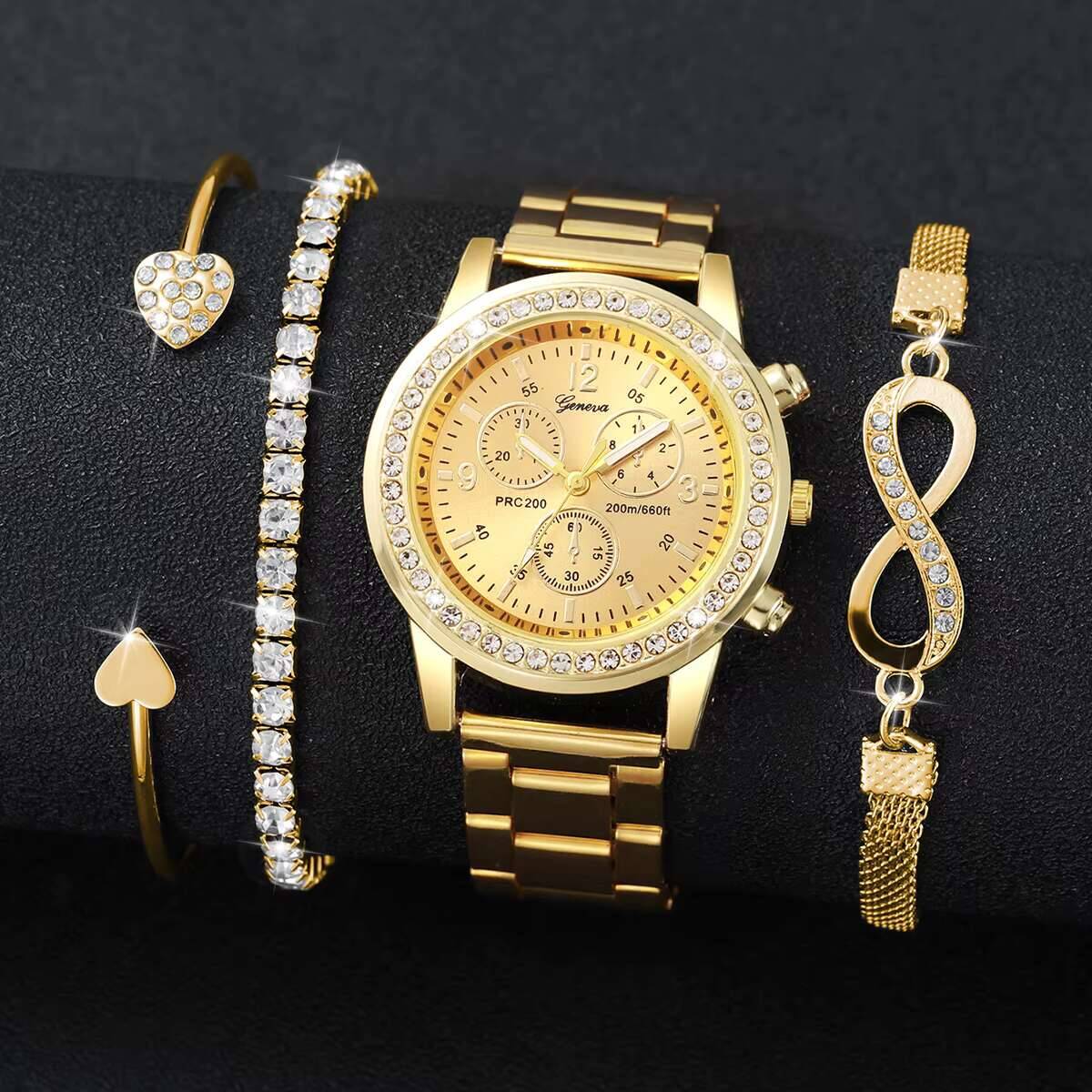 Conjunto de 4 Relógios de Luxo - Luxury Watch Case Travel avaliação e preço