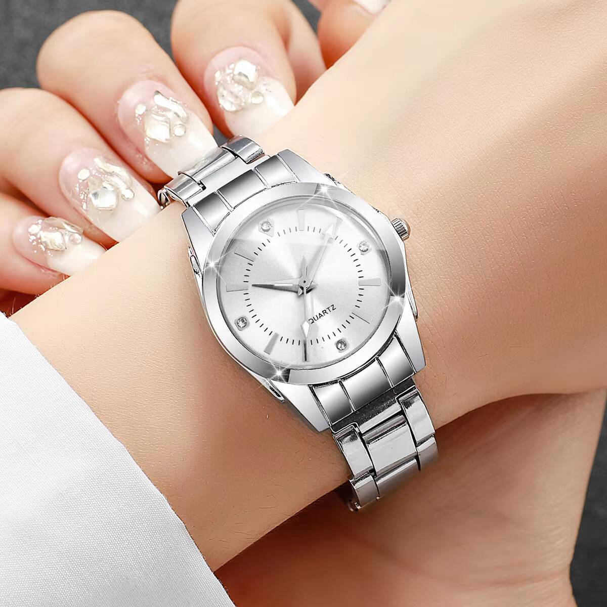 Luxo strass relógios femininos - Luxury Watch Case Travel avaliação e preço
